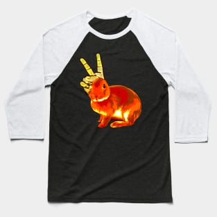 Bunny for Peace Baseball T-Shirt